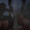 ゴブリンによる集団輪姦を描いた動画CG