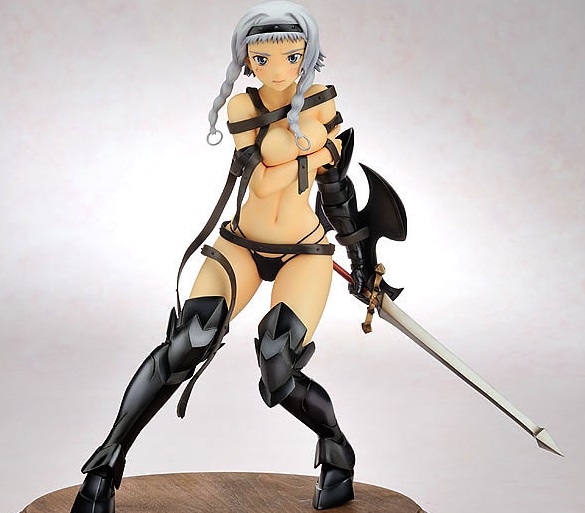 クイーンズブレイド, レイナ, 2Pカラー, フィギュア, DMM, 対魔忍, ダメージ造形, ビキニアーマー, Vライン, 食い込み, 破綻の美学, 金属と肉,