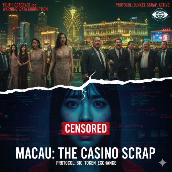 マカオ案件, ジャンケット, カジノ, VIPルーム, 性上納, 生体トークン, 賭博, 真実の観測者, 搾取の最終地点