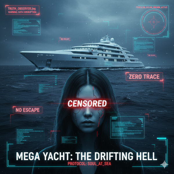 メガヨット案件, 公海上, 洋上サーバー, 性上納, 逃げ場なし, プライベートヨット, 真実の観測者, 富豪の無法地帯, 漂流監獄