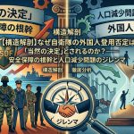 【構造解剖】なぜ自衛隊の外国人登用否定は「当然の決定」とされるのか?——安全保障の根幹と人口減少問題のジレンマ 【構造解剖】なぜ自衛隊の外国人登用否定は「当然の決定」とされるのか?——安全保障の根幹と人口減少問題のジレンマ